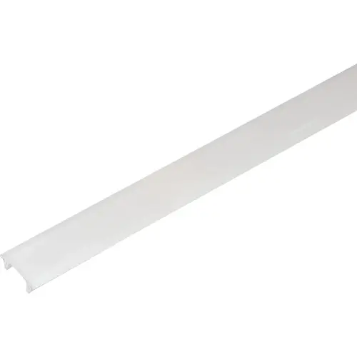 Semi-Round Lens, Plastic For Loox Profile 2195, Milk milky Semi-Round Lens, Plastic For Loox Profile 2195, Milk milky