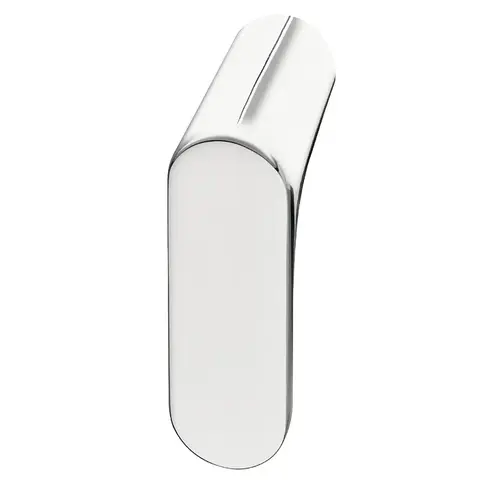 Knob, Hafele Design, Model H2130 Zinc alloy, polished, Chrome plated, Length: 34 mm, Width: 12 mm, Height: 29 mm Chrome plated, polished Knob, Hafele Design, Model H2130 Zinc alloy, polished, Chrome plated, Length: 34 mm, Width: 12 mm, Height: 29 mm Chrome plated, polished