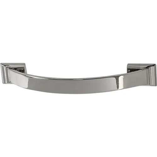 Amerock - Bow Pull, Candler Zinc, polished nickel, 96 mm (3 3/4") CTC Amerock - Bow Pull, Candler Zinc, polished nickel, 96 mm (3 3/4") CTC