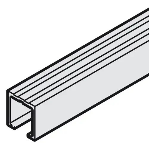 Single Top Running Track, For Slido F-Line21 11 ft 5 13/16" for H fele Slido F-Line21, Length: 3,500 mm (11 ft 5 13/16") Stainless steel colored, anodized, brushed Single Top Running Track, For Slido F-Line21 11 ft 5 13/16" for H fele Slido F-Line21, Length: 3,500 mm (11 ft 5 13/16") Stainless steel colored, anodized, brushed