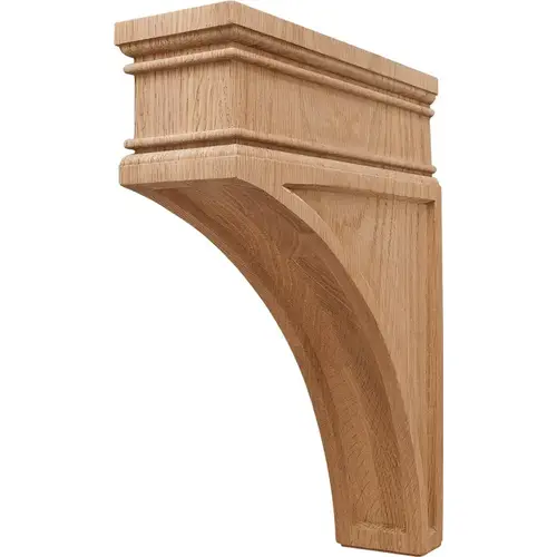 Corbel, 12 x 2 7/8 x 9" (H x W x D) Oak Oak Arcadian Collection, Oak Corbel, 12 x 2 7/8 x 9" (H x W x D) Oak Oak Arcadian Collection, Oak