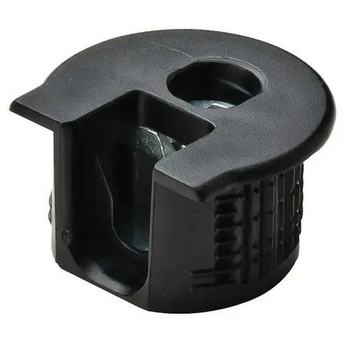 Connector Housing, Rafix 20 System, without Dowel, with Ridge, Plastic 9.5 mm 12.7 mm +1.5 mm 16 mm with with Tightening Element, For wood thickness 16 mm, black Black Connector Housing, Rafix 20 System, without Dowel, with Ridge, Plastic 9.5 mm 12.7 mm +1.5 mm 16 mm with with Tightening Element, For wood thickness 16 mm, black Black