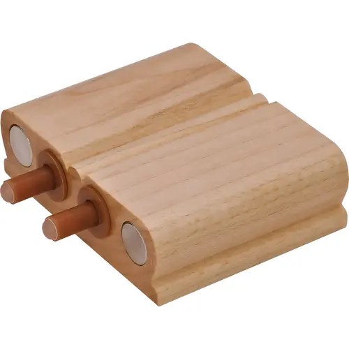 Soft-Close Door Stop, for Double Doors Maple, unfinished Unfinished Soft-Close Door Stop, for Double Doors Maple, unfinished Unfinished