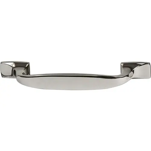 Pull, Highland Ridge Zinc, polished nickel, 96 mm (3 3/4") CTC Pull, Highland Ridge Zinc, polished nickel, 96 mm (3 3/4") CTC