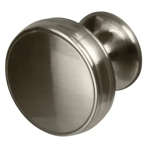 Knob, Renown, BP36793G10 Zinc alloy, matt, Nickel plated, Height: 29 mm, Knob diameter: 32 mm Nickel plated, matt Knob, Renown, BP36793G10 Zinc alloy, matt, Nickel plated, Height: 29 mm, Knob diameter: 32 mm Nickel plated, matt
