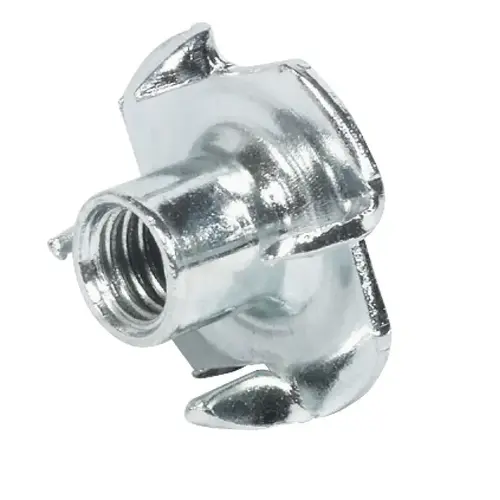 T-Nut, 4-Pronged Outer: 22.5; Sleeve: 10 mm M8 9.2 mm M8 thread blank T-Nut, 4-Pronged Outer: 22.5; Sleeve: 10 mm M8 9.2 mm M8 thread blank