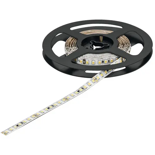 Flexible Strip Light, Hafele Loox5 LED 3050, 24 V, monochrome constant current, (5/16") 8 mm 1968 1/2" 98 lm/W 945 lm 50 m 140 LEDs/m, 9.6 W/m, Warm white 2700 K, (1968 1/2") 50 m available length White Flexible Strip Light, Hafele Loox5 LED 3050, 24 V, monochrome constant current, (5/16") 8 mm 1968 1/2" 98 lm/W 945 lm 50 m 140 LEDs/m, 9.6 W/m, Warm white 2700 K, (1968 1/2") 50 m available length White