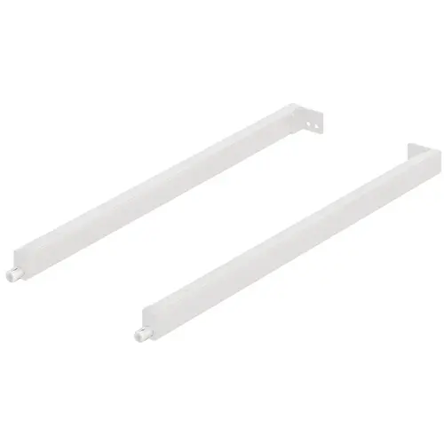 Gallery Rail, Rectangular, Hafele Matrix Box P 21 21/32" Railing: steel, powderedBrackets and holder: plastic 550 mm For gallery railing system, Length 550 mm (21 21/32"), white White, Railing: coated, Coated Pair Gallery Rail, Rectangular, Hafele Matrix Box P 21 21/32" Railing: steel, powderedBrackets and holder: plastic 550 mm For gallery railing system, Length 550 mm (21 21/32"), white White, Railing: coated, Coated Pair