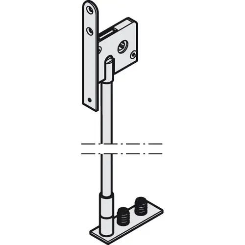 Bar Bolt, with square/hexagonal nut For Hawa Variofold and Centerfold 80/H, backset 42.5 mm Zinc plated Bar Bolt, with square/hexagonal nut For Hawa Variofold and Centerfold 80/H, backset 42.5 mm Zinc plated