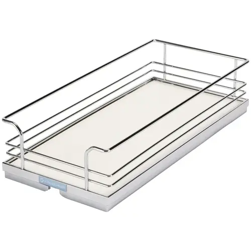 Storage Tray, for Internal Drawer Pull-Out 281 x 524 x 109 mm 11 1/16" Arena Plus, Chrome/White, width 11 1/16" Shelf: White, Shelf: White Surround: Chrome Storage Tray, for Internal Drawer Pull-Out 281 x 524 x 109 mm 11 1/16" Arena Plus, Chrome/White, width 11 1/16" Shelf: White, Shelf: White Surround: Chrome