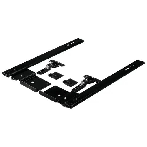 Pocket Door System, Accuride 1234 (Hinges not included) Length: 557 mm (22") Black, Zinc Pocket Door System, Accuride 1234 (Hinges not included) Length: 557 mm (22") Black, Zinc