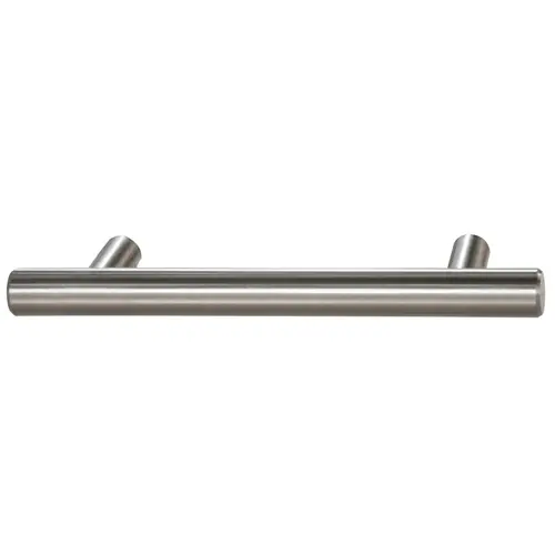 Bar Pull, Cosmopolitan Steel, Brushed nickel, 89 mm (3 1/2") CTC, M4 screw thread Bar Pull, Cosmopolitan Steel, Brushed nickel, 89 mm (3 1/2") CTC, M4 screw thread