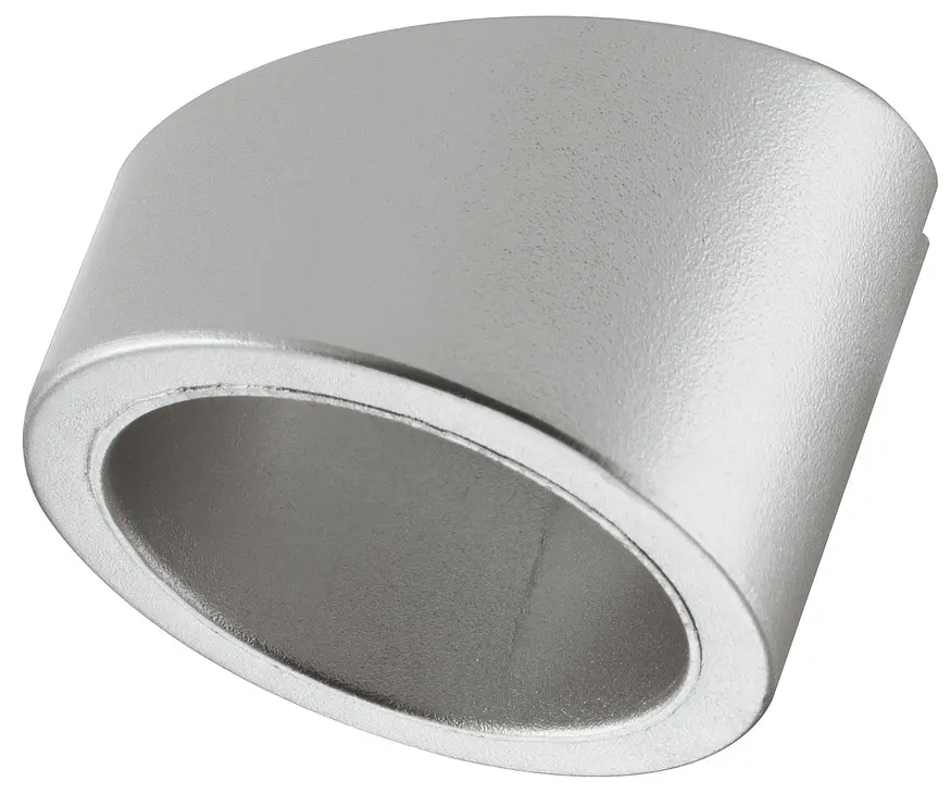 Hafele Trim Ring Wedged Surface Mounted for Loox LED 2022 Monochrome drill hole diameter: 26 mm (1) 12 V Anodized silver Silv 833.72.832 Hafele Trim Ring Wedged Surface Mounted for Loox LED 2022 Monochrome drill hole diameter: 26 mm (1) 12 V Anodized silver Silv 833.72.832
