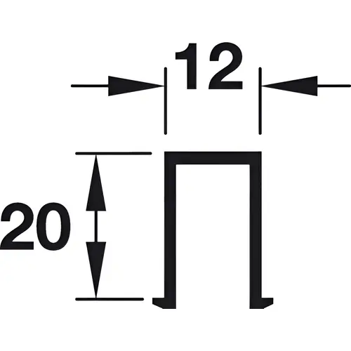 Guide Rail, Plastic Material, 13/16" X 1/2" Dimensions, 4 ft 3-1/8" Length, Black Finish, For Hawa Junior, Symmetric, Telescopic, Ordena