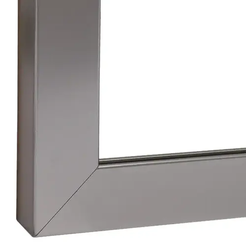 Aluminum Door Frame Profile, Cut-To-Size Stainless steel look Stainless steel colored Aluminum Door Frame Profile, Cut-To-Size Stainless steel look Stainless steel colored