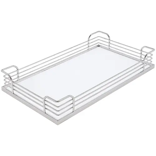 Storage Tray, Arena Plus, for 88 lbs. Weight Capacity Pantry Pull-Out and Base and Corner Units 18 1/2" 295 x 470 x 88 mm Empty Empty 11 5/8" With non-slip effect, Chrome/white, depth: 295 mm (11 5/8") Tray: White, Railing: Chrome plated, Surround: ChromeShelf: White Storage Tray, Arena Plus, for 88 lbs. Weight Capacity Pantry Pull-Out and Base and Corner Units 18 1/2" 295 x 470 x 88 mm Empty Empty 11 5/8" With non-slip effect, Chrome/white, depth: 295 mm (11 5/8") Tray: White, Railing: Chrome plated, Surround: ChromeShelf: White