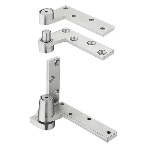 Door Hinge, 19 mm (3/4") Offset Hung Pivot, Top and Bottom Set Left; 630 (US32D) stainless steel, satin; 3 h fire rating