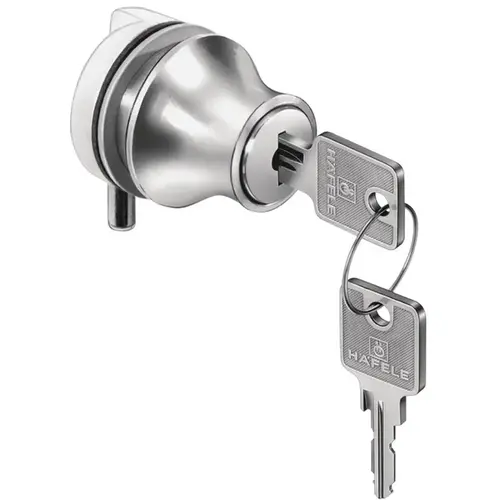 Glass Door Pin Lock Alike #N7921PL Keyed cabinet locks, Keyed alike #N7921PL Matt nickel Glass Door Pin Lock Alike #N7921PL Keyed cabinet locks, Keyed alike #N7921PL Matt nickel