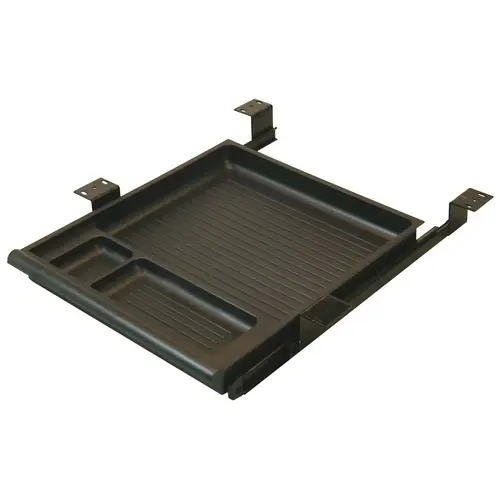 Pencil Drawer, 3 Compartments 387 mm (15 1/4") installed depth, 660 mm (26") extended depth Black