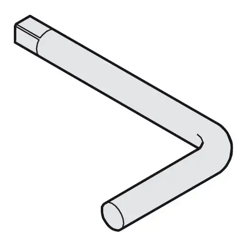 Socket Key, for Bolt Lock for Hawa Variofold and Centerfold 80/H, Aperto shot peened Socket Key, for Bolt Lock for Hawa Variofold and Centerfold 80/H, Aperto shot peened