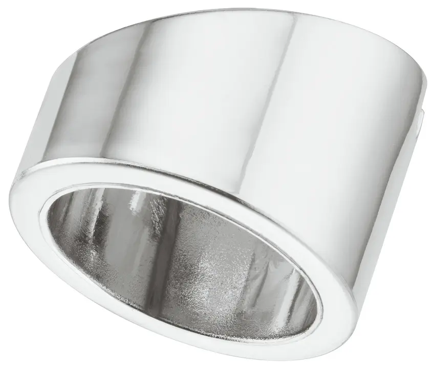 Hafele Trim Ring Wedged Surface Mounted for Loox LED 2022 Monochrome drill hole diameter: 26 mm (1) 12 V Polished chrome Chro 833.72.833 Hafele Trim Ring Wedged Surface Mounted for Loox LED 2022 Monochrome drill hole diameter: 26 mm (1) 12 V Polished chrome Chro 833.72.833