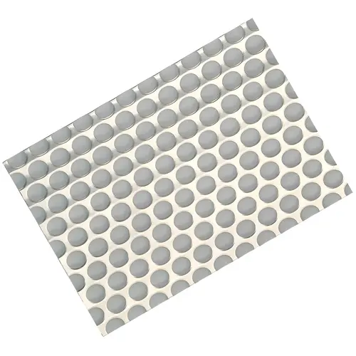 Cabinet Protector Mat, Polystyrene Material, 45-1/4" Width, 24-5/8" Depth, Gray Or Stainless Finish, Cut-To-Size Design