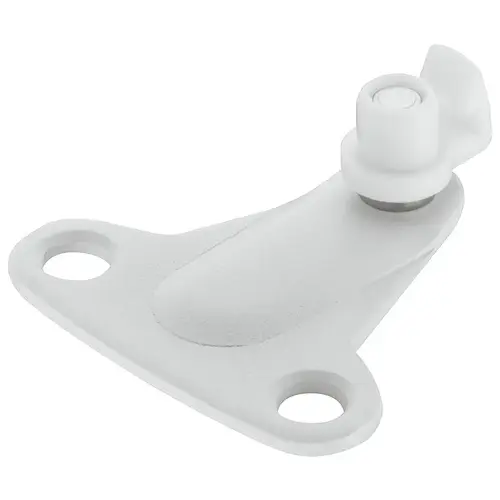 DUO Mounting Bracket, Steel 1 1/2" 37 mm For DUO Standard or DUO Forte Lid Stay, 37 mm edge distance, white White DUO Mounting Bracket, Steel 1 1/2" 37 mm For DUO Standard or DUO Forte Lid Stay, 37 mm edge distance, white White