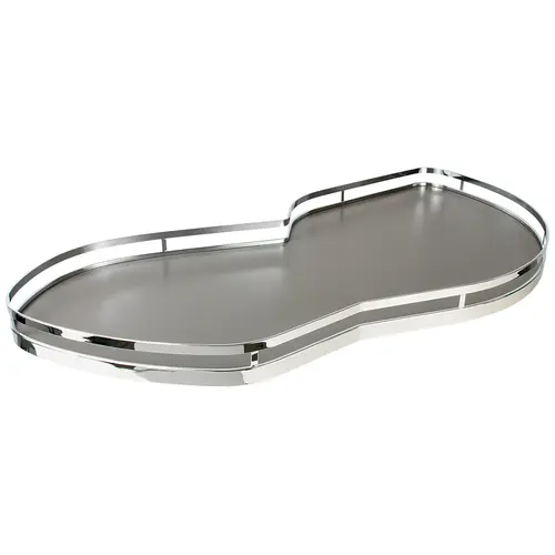 LeMans II Set, for Blind Corner Cabinets Right With soft and self closing mechanisms, with non-slip effect, Swings right, chrome/anthracite, 2 x 40 shape trays Tray: Anthracite, Surround: Chrome LeMans II Set, for Blind Corner Cabinets Right With soft and self closing mechanisms, with non-slip effect, Swings right, chrome/anthracite, 2 x 40 shape trays Tray: Anthracite, Surround: Chrome