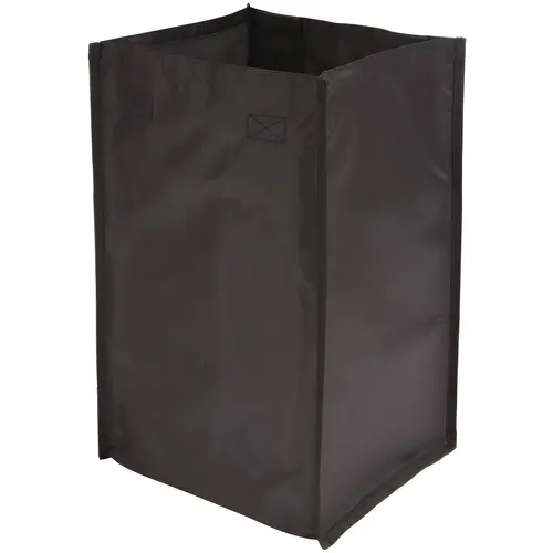 Hamper Replacement Bags, Tag Synergy Collection, Nylon Material, 10-1/2" Width, 12-1/16" Depth, 19-1/16" Height, Black Finish