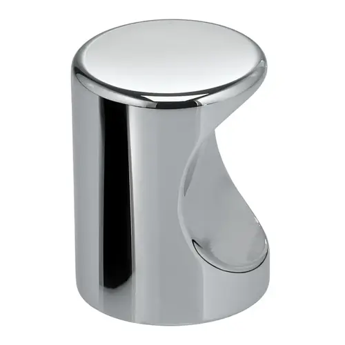 3/4" Modern Finger Cabinet Knob Bright Chrome Finish