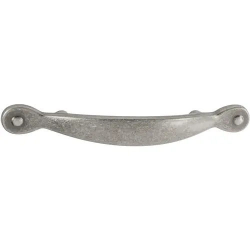 Handle, Zinc Amerock Inspirations Collection, weathered nickel nickel plated, satin-finish Handle, Zinc Amerock Inspirations Collection, weathered nickel nickel plated, satin-finish