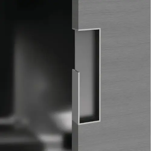 ruka　38サイズ Windsor Keyed Swing Door Handle Set | Brushed Nickel Finish