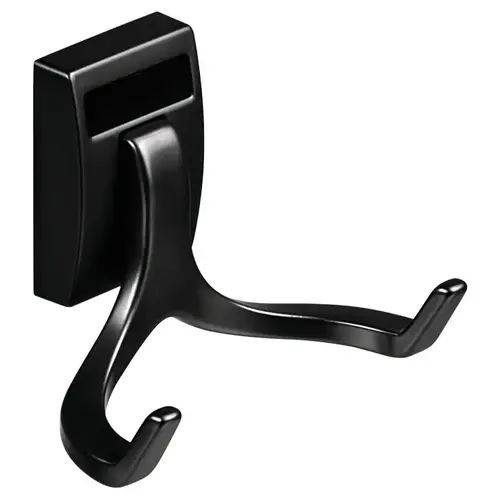 TAG - Wall Mounted Hook, Synergy Elite Double Prong, Black