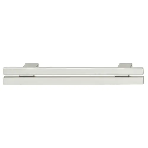 H fele - Pull, Ozark 128 188 x 27 mm Zinc, satin/brushed nickel, 128 mm CTC nickel plated, brushed H fele - Pull, Ozark 128 188 x 27 mm Zinc, satin/brushed nickel, 128 mm CTC nickel plated, brushed