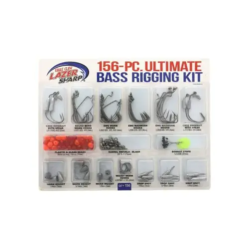 Eagle Claw Lazer Sharp Ultimate Bass Kit - 156 pieces
