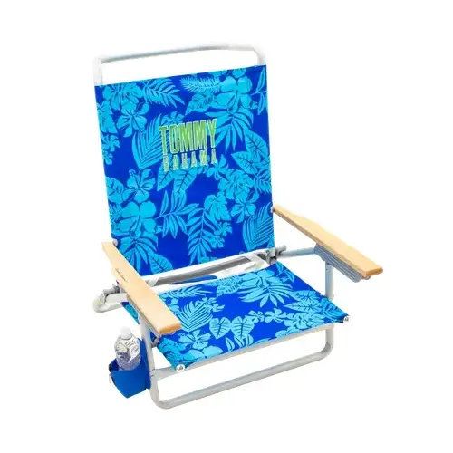 SL Tommy Bahama Lay Flat Chair 5 Positions - Blue Green SL Tommy Bahama Lay Flat Chair 5 Positions - Blue Green