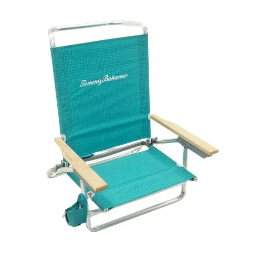 SL Tommy Bahama Lay Flat Chair 5 Positions - Teal SL Tommy Bahama Lay Flat Chair 5 Positions - Teal