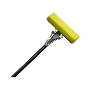 Carolina Mop, Inc 7390D Deluxe Metal Sponge Mop with Scrubber