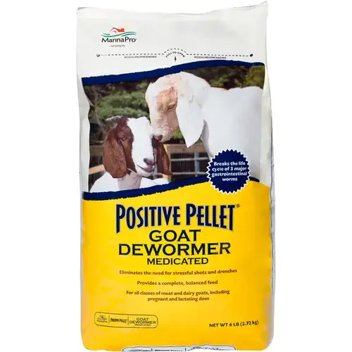 Positive Pellet Goat Dewormer W/Rumatel 6LB Positive Pellet Goat Dewormer W/Rumatel 6LB