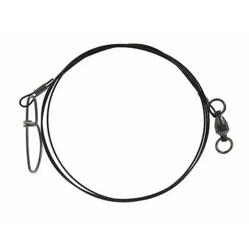 Eagle Claw Black Heavy Duty Wire Leader 45 lbs - 12" Eagle Claw Black Heavy Duty Wire Leader 45 lbs - 12"