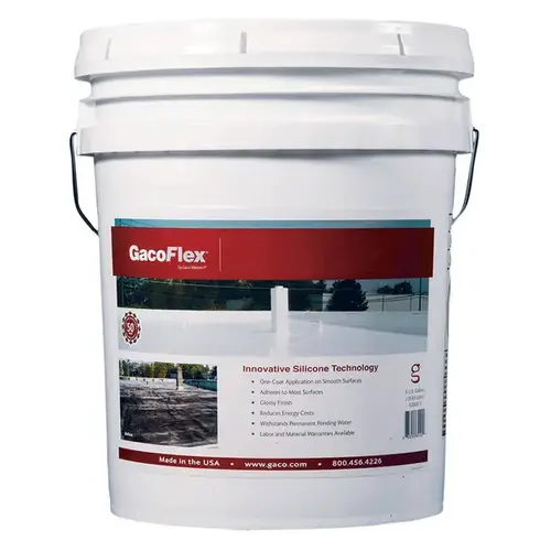 GACOFLEX 100% SILICONE COATING SOLVENT-FREE GRAY 5-GALLON