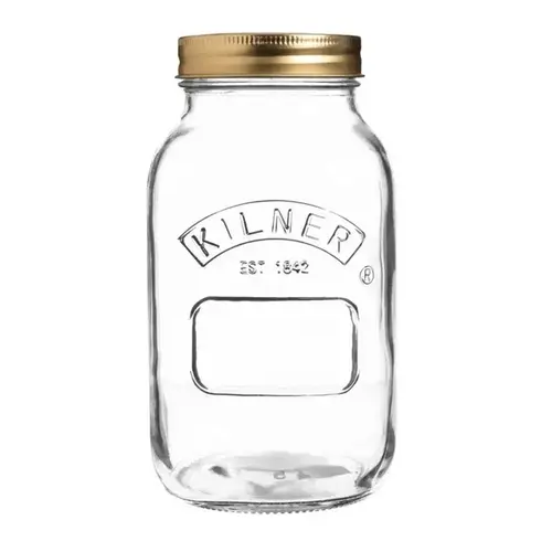 Glass Canning Jar Round 34-oz - pack of 12 Glass Canning Jar Round 34-oz - pack of 12