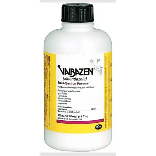 Valbazen Broad Spectrum Oral Dewormer 500-mL with Spout