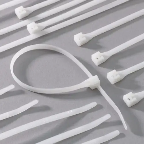 Cable Ties DoubleLock 11" - White pack of 10