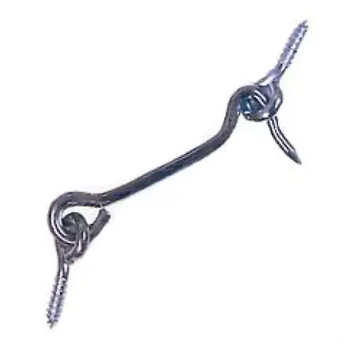 Hook & Eye Screws 4" - Zinc
