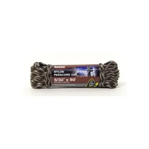 SecureLine Military Grade Paracord - Camo 5/32" x 50' SecureLine Military Grade Paracord - Camo 5/32" x 50'