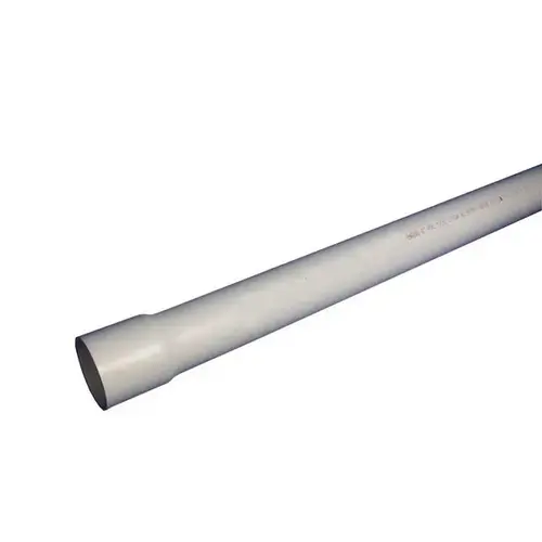 Belled End Schedule 40 PVC Pipe 1" x 20' - pack of 10