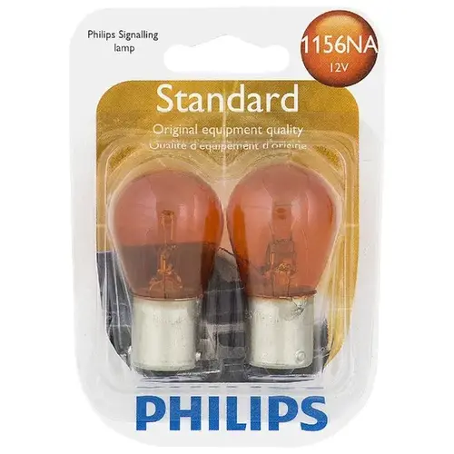 Sylvania Automotive Light Bulb 1156NA (Amber) pack of 2 Sylvania Automotive Light Bulb 1156NA (Amber) pack of 2