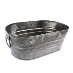 Alligator Brand Vintage Oval Tub with Handles - pack of 6 33040069-XCP6 Alligator Brand Vintage Oval Tub with Handles - pack of 6 33040069-XCP6