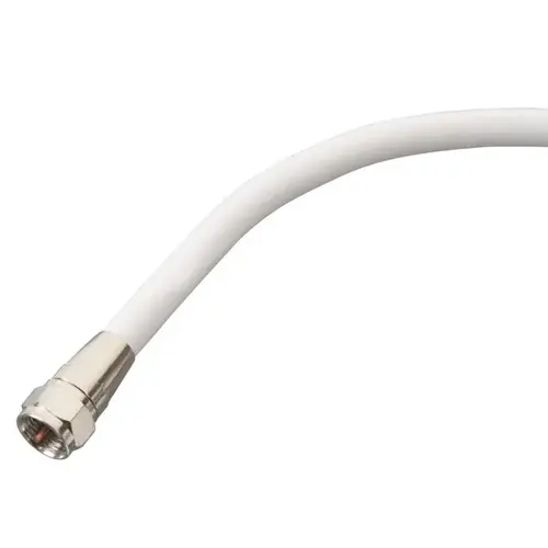 Coaxial Cable RG-6U 3ft - White